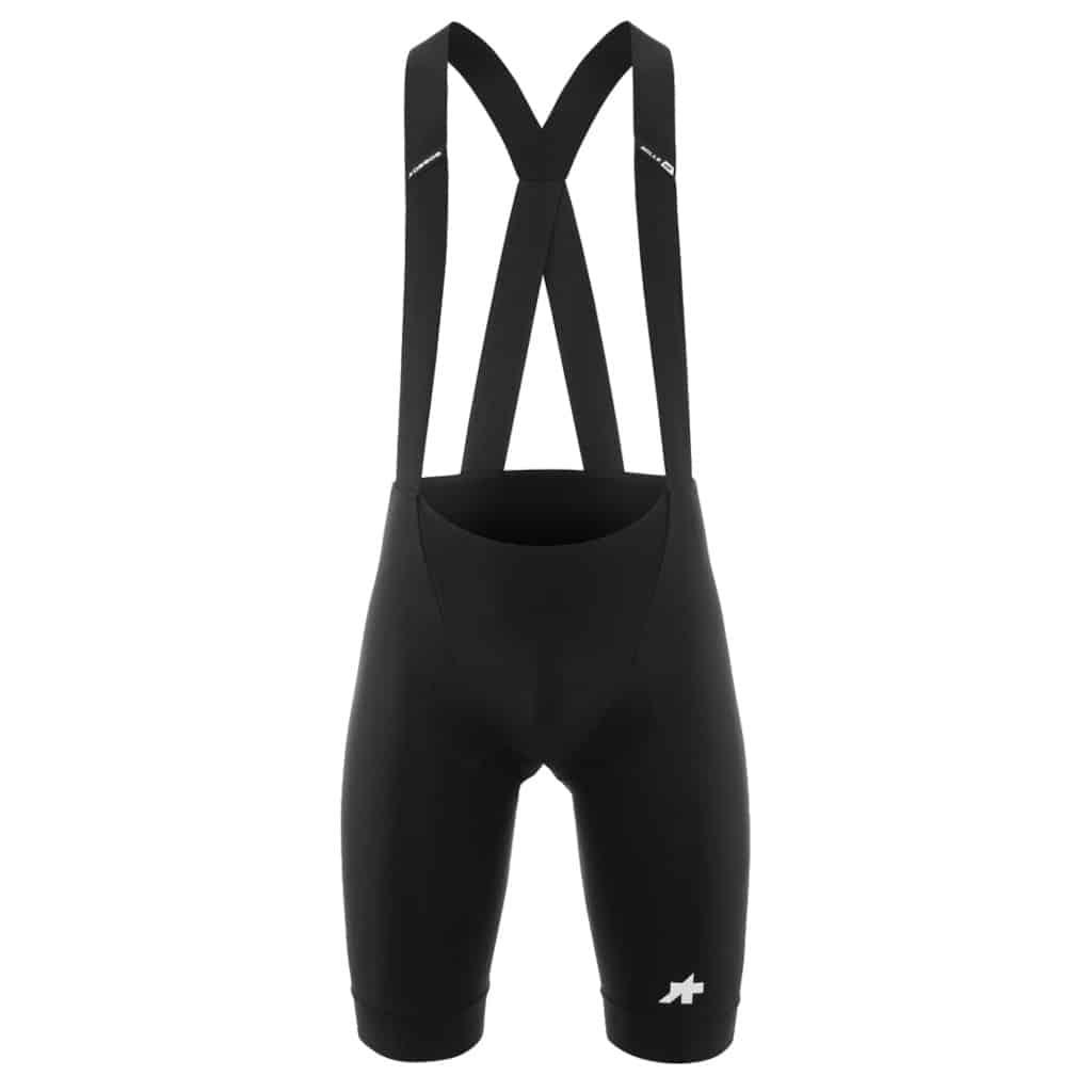 Assos MILLE GT Bib Shorts S11 i sort set forfra