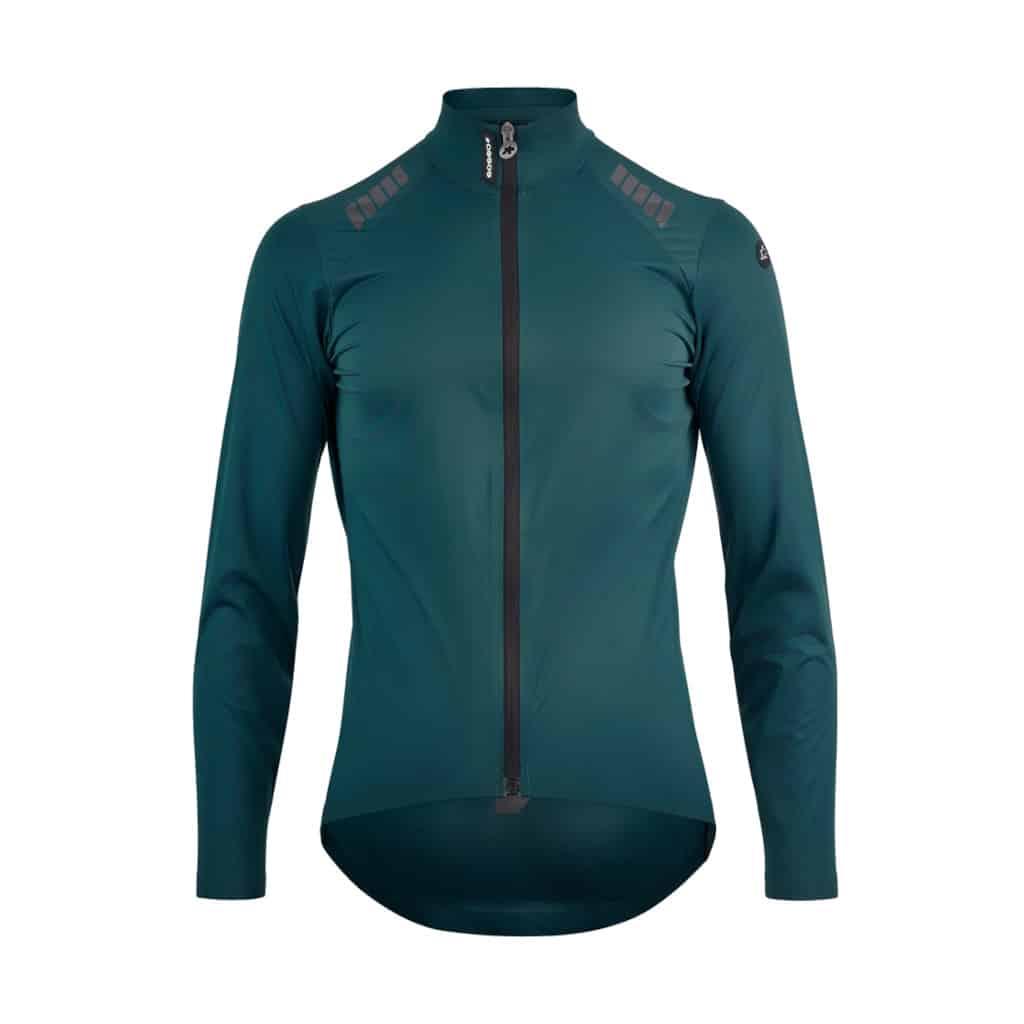 Assos Mille GT Shell Jacket S11 i grøn set forfra