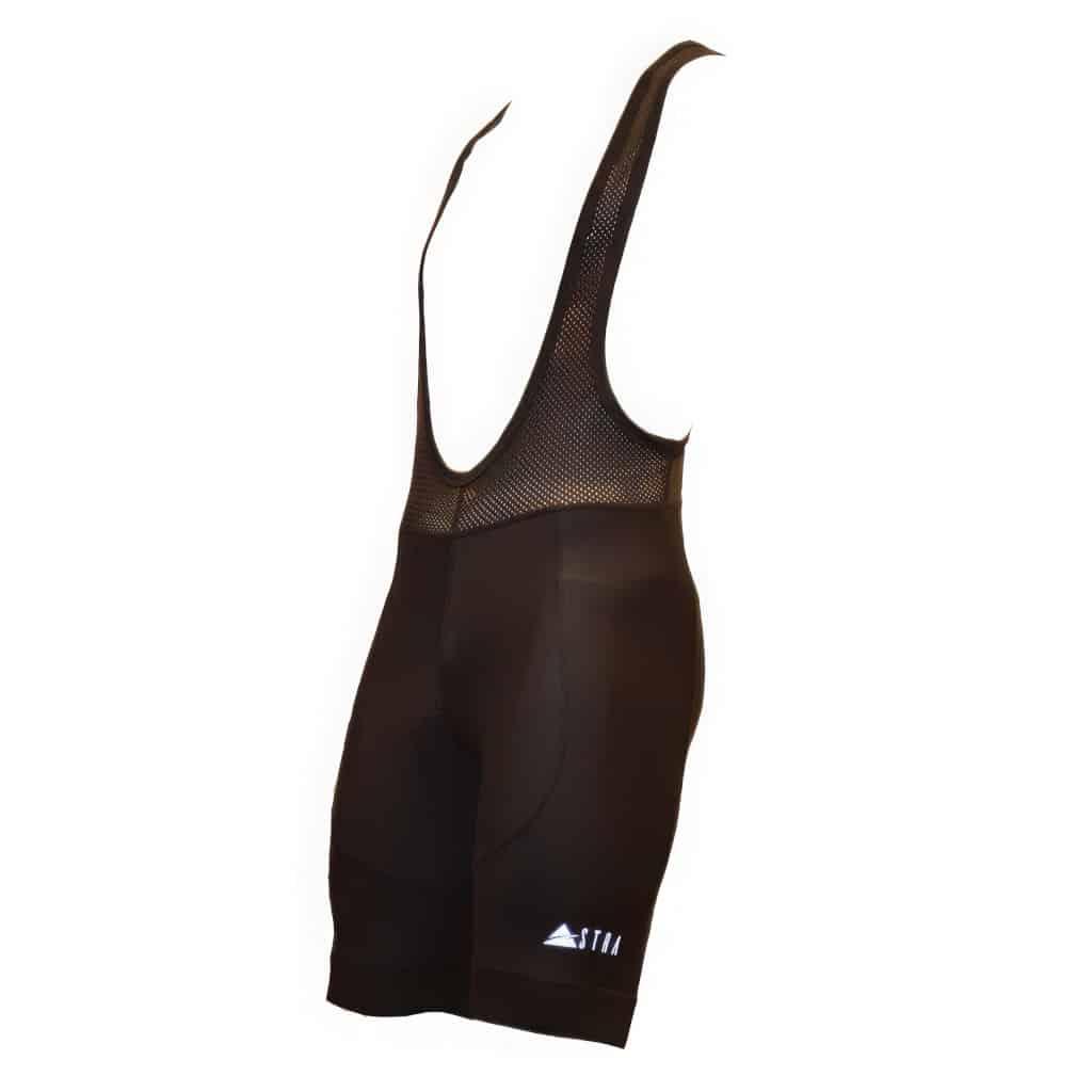 Astra Tuman Entry Level Sommer Bib Shorts i sort med seler