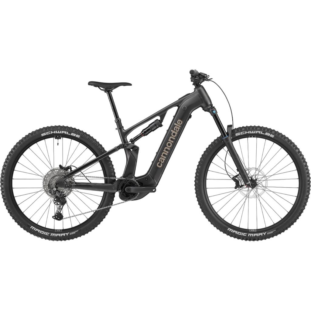 Cannondale Moterra 4 fuldaffjedret el-mountainbike i obsidian med Bosch centermotor