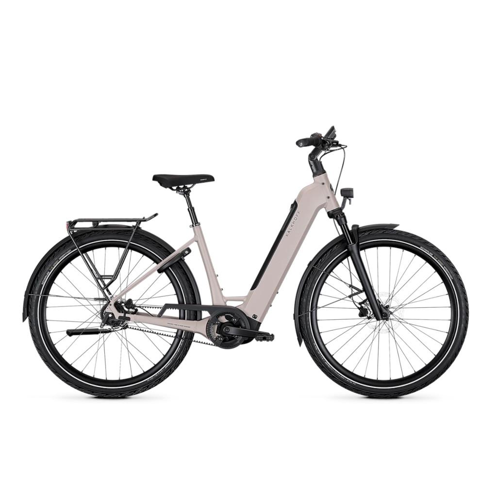 Kalkhoff Image 3 Excite 29WA elcykel med wave-stel og lav indstigning i sustainedgrey matt