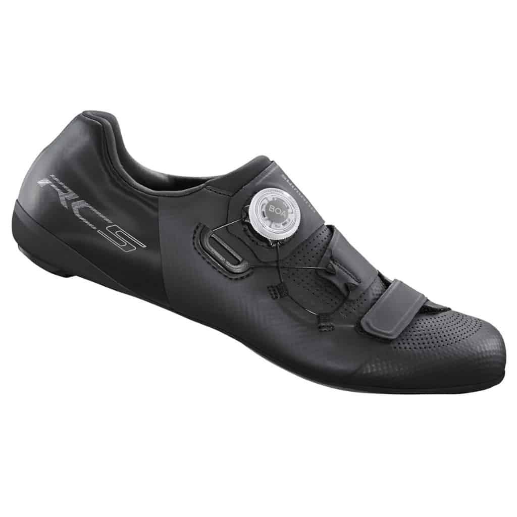 Shimano SH-RC502 landevejscykelsko i bred pasform med SPD-SL-klampemønster