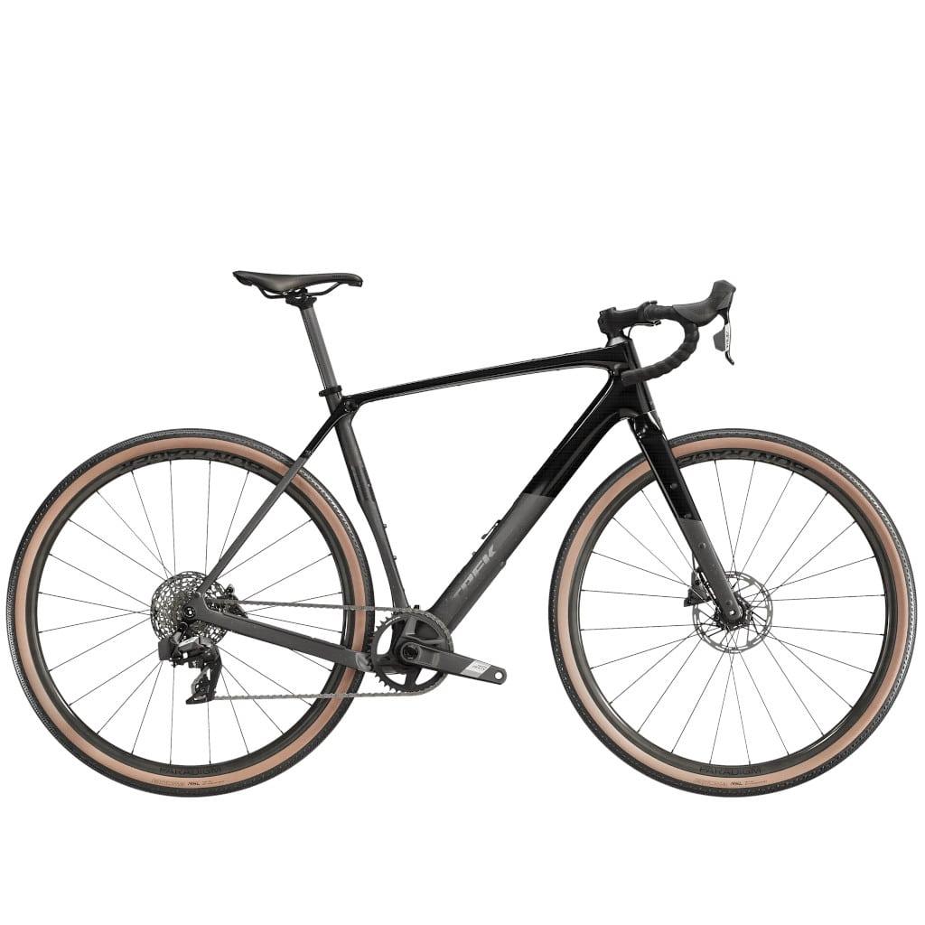 Trek Checkpoint SL 5 AXS Gen 3 gravelbike i Trek Black med brede Girona Pro gravel-dæk
