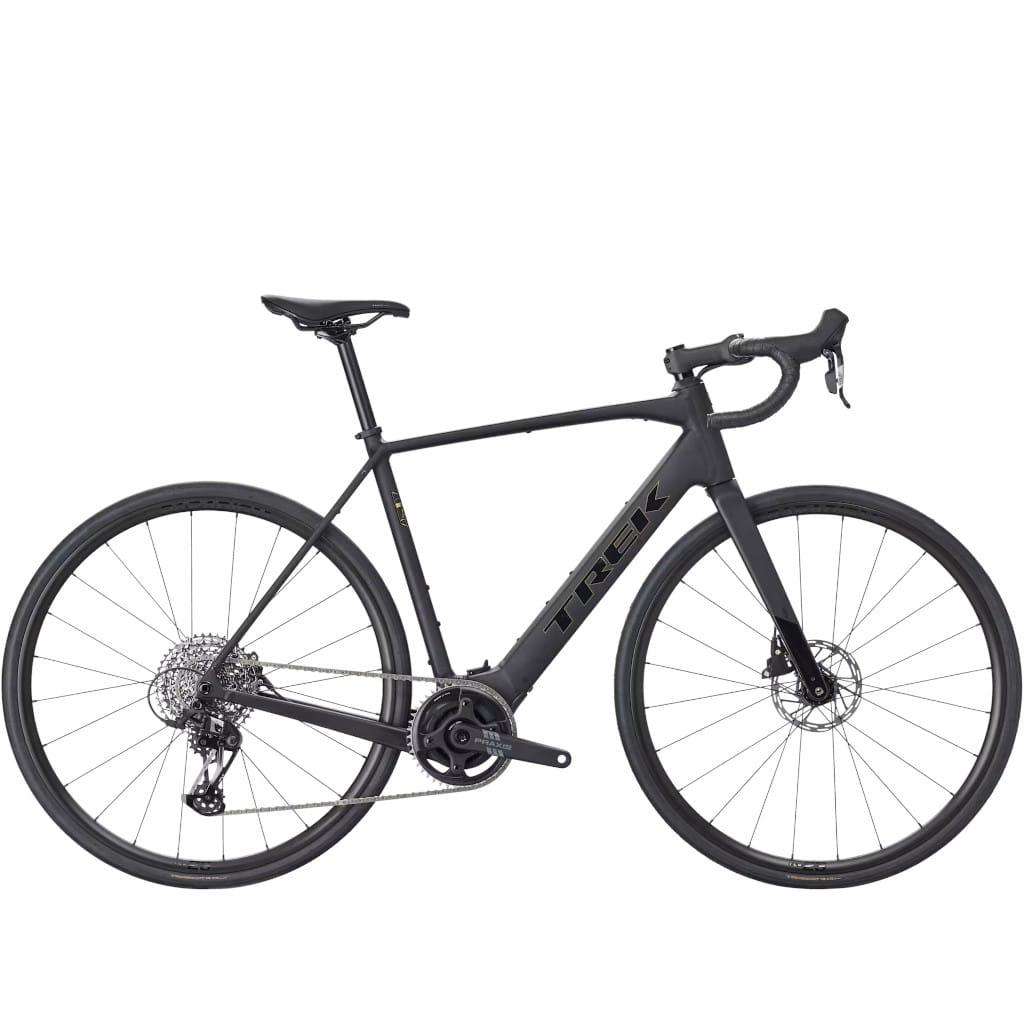 Trek Domane+ ALR 5 el-racercykel i matte dark star med skjult TQ centermotor i kranklejet