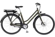 Everton Grevinden dame elcykel i nordic green matt med TFT-display og lav indstigning