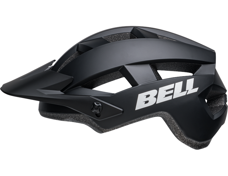Bell Spark 2 cykelhjelm i mat sort set skråt forfra