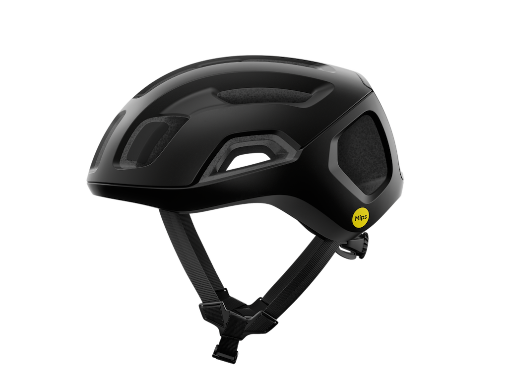 POC Ventral Air MIPS cykelhjelm i mat sort med store luftkanaler