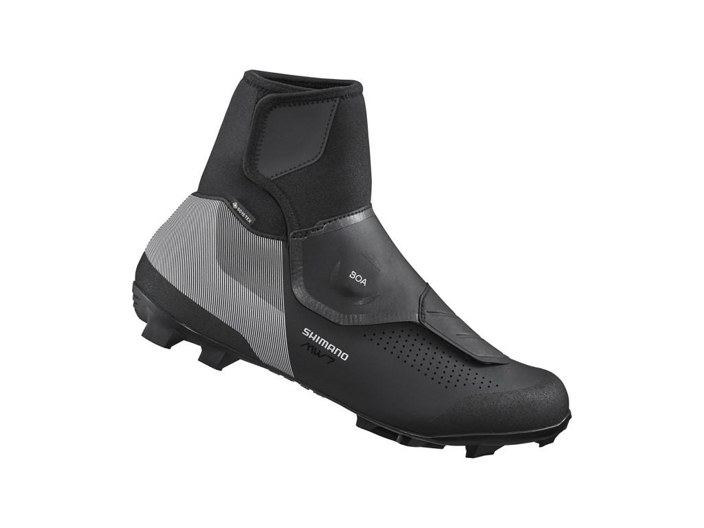 Shimano MW702 vandtæt vintercykelsko i sort og grå med Gore-Tex-membran