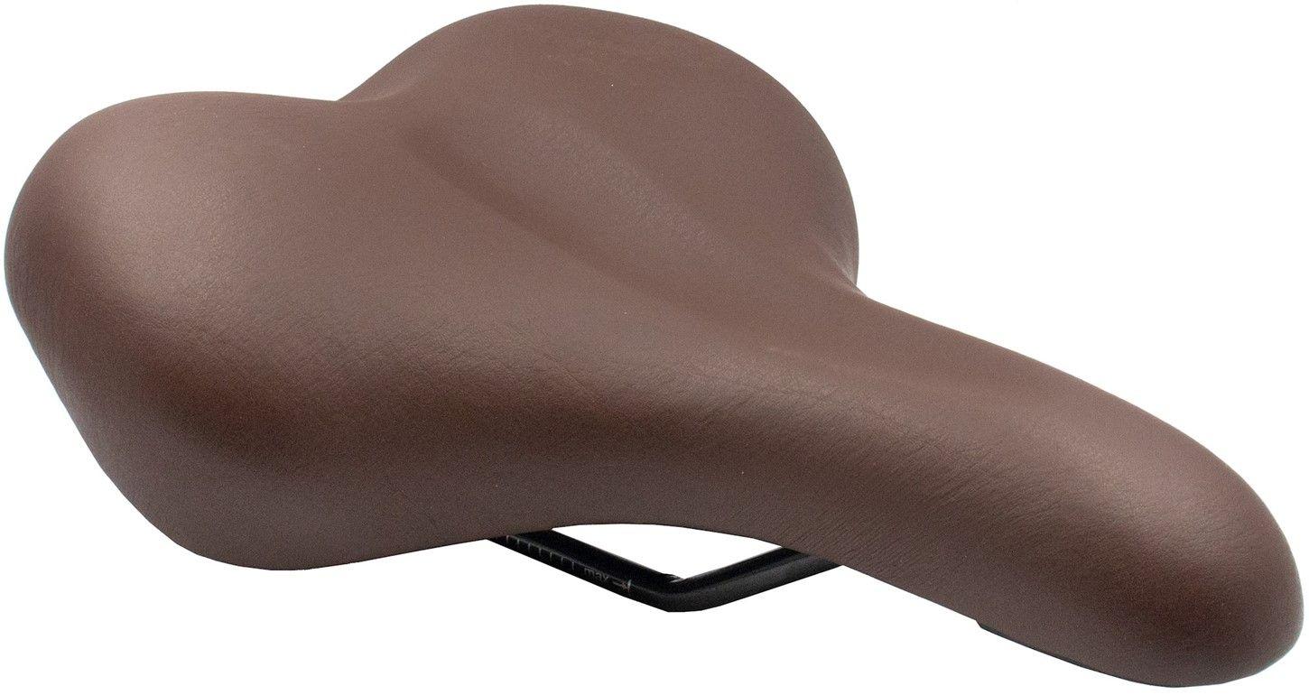 Raleigh Classic de luxe blød dame cykelsadel i sort med bred profil